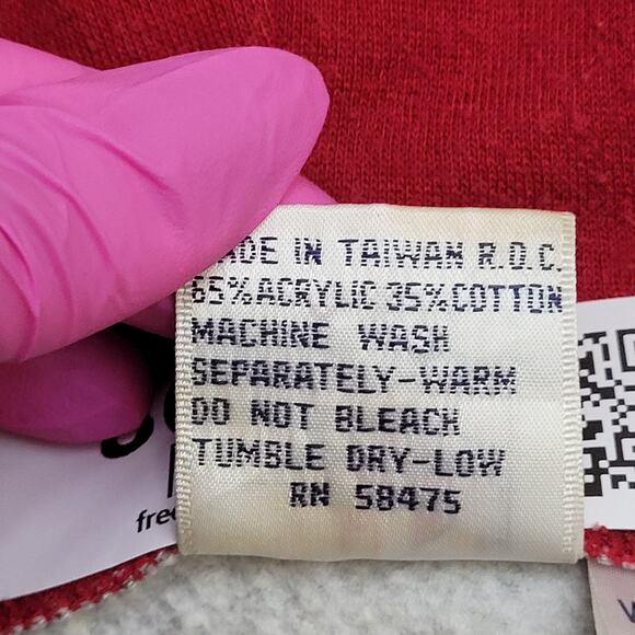 Vintage 90s Wilson Hooded Fleece Vest Women Large 22x23 Black Gray - Picture 4 of 12